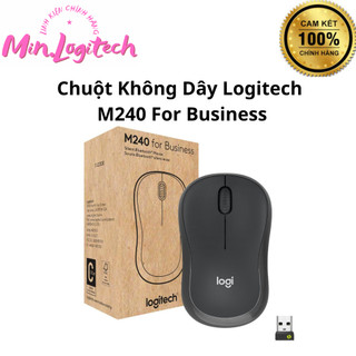 Chuột logitech m240 for business, bluetooth silent - kèm đầu thu logi bolt - sản phẩm chính hãng
