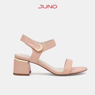  Giày Sandal Nữ 5cm Thời Trang JUNO Quai Ngang Hậu Xé Dán SD05099 