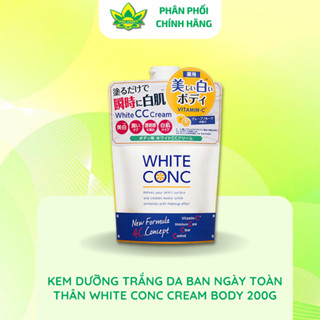[Hàng chính hãng] Kem dưỡng trắng da ban ngày toàn thân White ConC Cream Body 200g