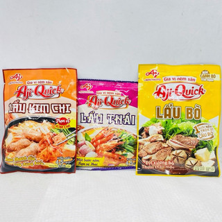 Gia Vị Nêm Sẵn Aji-Quick Lẩu Thái, Lẩu Bò, Lẩu Kim Chi