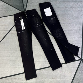 Quần purple đen vảy sơn nhẹ không rách P1