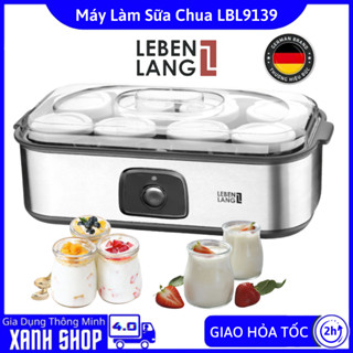 Máy làm sữa chua Lebenlang LBL9139 tặng kèm 8 lọ thủy tinh, Công suất 20W, Dung tích lọ 180ml, Bảo hành 24 tháng