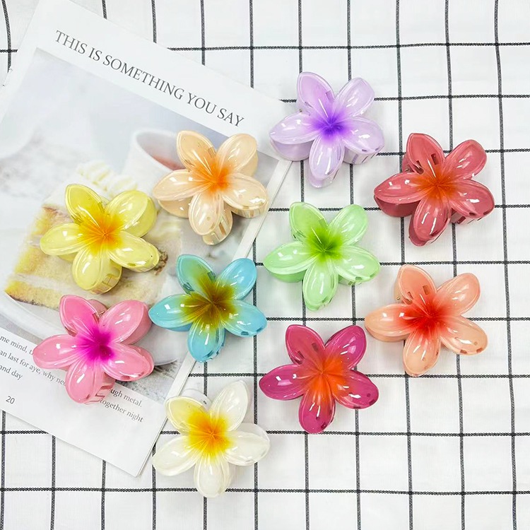 [HÀNG CHUẨN] Kẹp Tóc Hoa Sứ Size 8cm