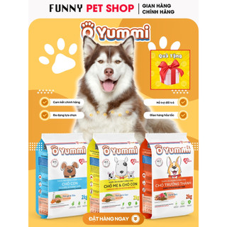 Hạt Cho Chó Alaska O Yummi - Cám Chó Alaska Con, Alaska Lớn Trưởng Thành 500g hoặc 2Kg - Funny Pet Shop