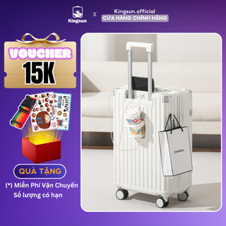 Vali Kéo Du Lịch Kingsun 218/302 Size 20/24/28 Nhựa ABS + PC Cao Cấp  Bảo Hành 5 Năm