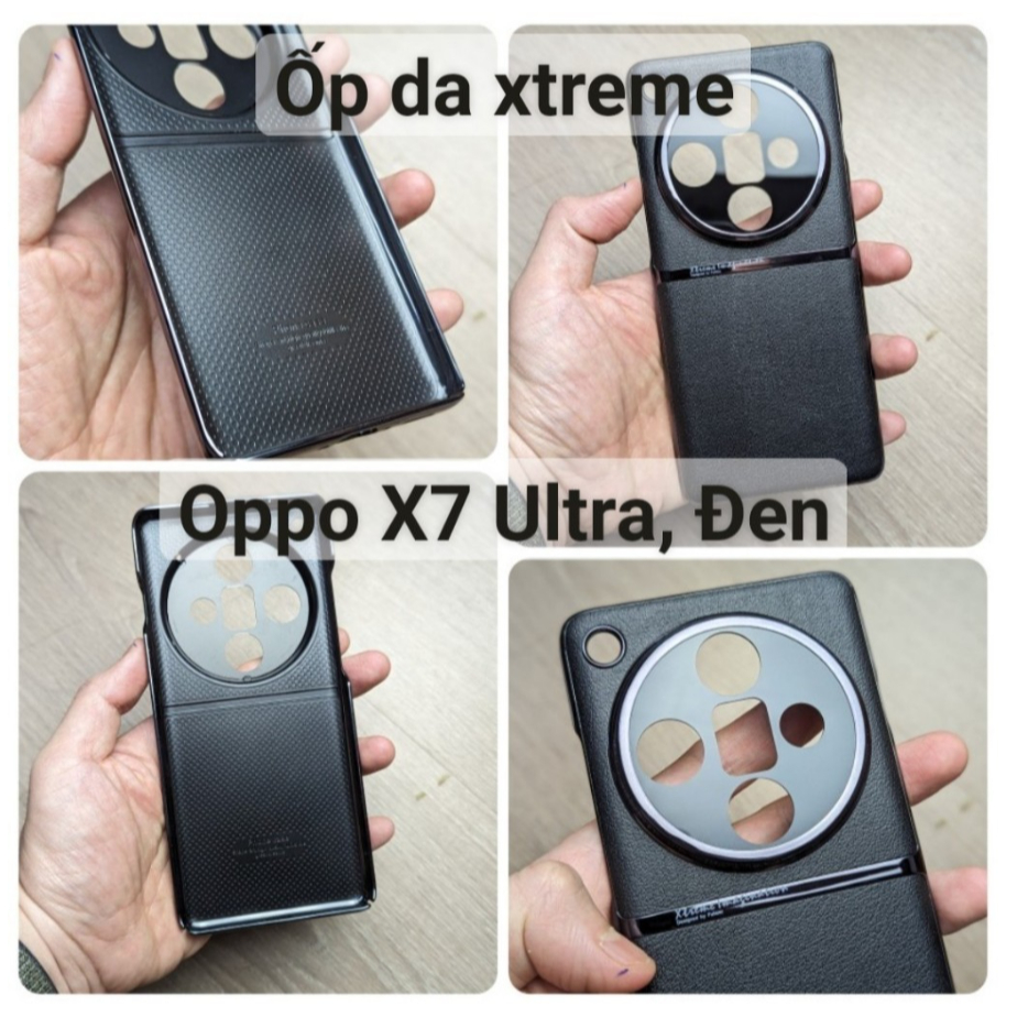 Ốp lưng nhựa PC bảo vệ camera lưng da Oppo X7 Ultra / X7 / X6 pro / X6