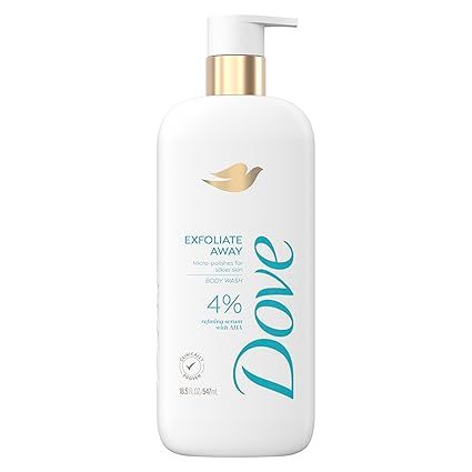 Sữa tắm Tẩy tế bào chết Dove Body Wash Exfoliate Away Micro-polishes for silkier skin 4% refining se