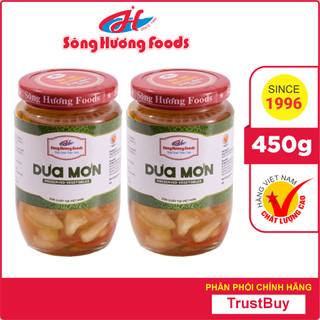 2 Hũ Dưa Món Sông Hương Foods Hũ 450g - Ăn kèm , bún , phở , mì tôm , thịt nướng , tốt tiêu hóa