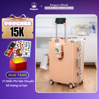 Vali Khung Nhôm Cao Cấp Kingsun vali KS051/066/L809 Size 20/24 Bảo Hành 5 Năm