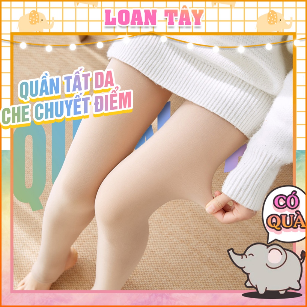 Quần Vớ Nữ Nền Da Màu Trơn Giúp Che Các Khuyết Điểm Chân Thon Dài L2488