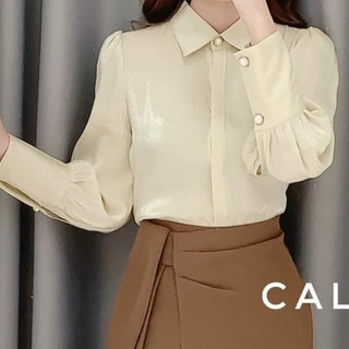 ÁO SƠ MI LỤA TAY BỒNG CỔ ĐỨC 3 MÀU 040