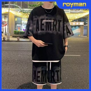 Bộ Cộc Tay Loang Nam AEM  Mùa Hè Chất Tổ Ong, Bộ Quần Áo Nam Trẻ Trung Mẫu Mới Nhất BO26 - ROYMAN