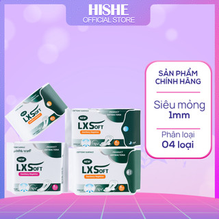 Băng vệ sinh LXSoft Hàn Quốc - bạc hà the mát - siêu thấm hút - siêu mỏng 1mm