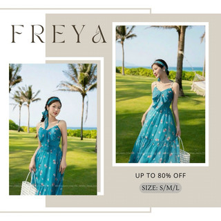 🛍Đầm váy nữ 🛍Đầm maxi voan hoa kèm băng đô tiểu thư