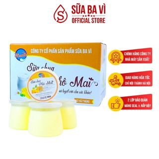 Sữa Chua Phô Mai Ba Vì - Zmilk - Hộp 12 Hũ