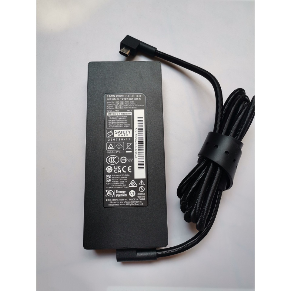 Sạc Original Razer Blade 16 and Blade 18 2023 330W RTX4080 RTX4090