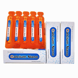 Can xi cho chó mèo Calcium Nano ống 10ml - Phòng bại liệt và hạ bàn, chống loãng xương cho thú cưng