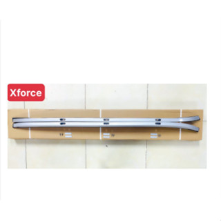 Giá nóc xe Xforce, 1 bộ gồm 2 thanh, chất liệu nhôm màu bạc, có màu đen