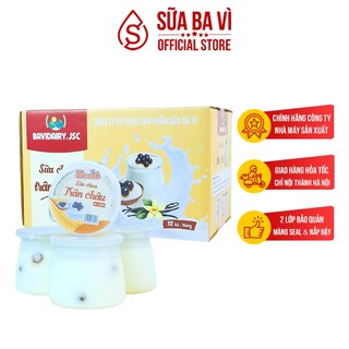 Sữa Chua Trân Châu Ba Vì - Zmilk - Hộp 12 Hũ