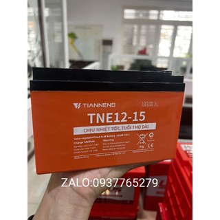 Ắc Quy Xe Đạp Điện Thiên Năng TNE 12-15AH (TIANNENG) Phiên Bản Chịu Nhiệt DZF (CHÍNH HÃNG)