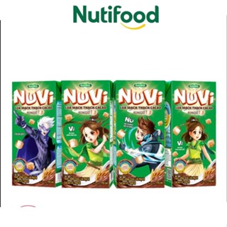  Lốc 04 Hộp 100 170mL Nuvi Sữa Lúa Mạch Thạch Cacao  Trái cây Thạch Cam  Dâu  Trái Cây Nho - YOOSOO 