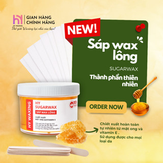 {Tặng 50  Giấy Wax+2Que Gỗ} Wax Lạnh HYWAXING Thành Phần Tự Nhiên Siêu Bám Lông Dành Cho Da Nhạy Cảm