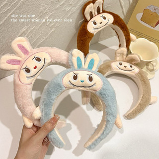 Băng đô tóc, bờm tóc lông labubu cute phụ kiện tóc hot trend