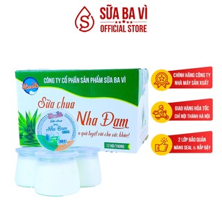 Sữa Chua Nha Đam Ba Vì - Zmilk - Hộp 12 Hũ