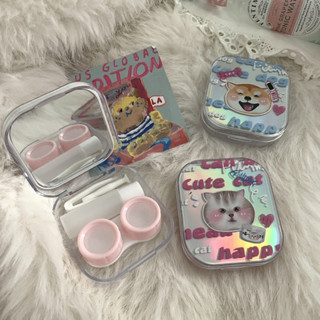 Khay Gương To Tráng Gương Chó Mèo - Case Đựng Lens
