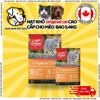Hạt khô cao cấp cho mèo Orijen Original Adult/Kitten/Six Fish/Fit & Trim/Cat & Kitten từ Canada