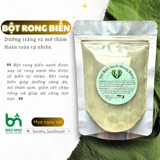 100gr Bột Rong Biển Xanh Tự Nhiên