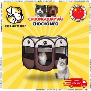 Chuồng quây vải cho chó mèo - Chuồng quây vải cho chó mèo