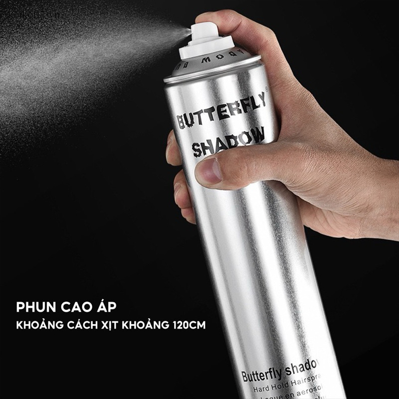 Keo xịt tóc Butterfly Shadow 320ml