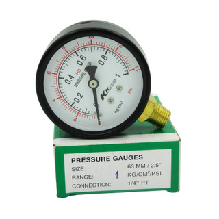 Đồng hồ đo áp suất hơi mặt 63 mm