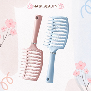 Lược Bán Nguyệt Chải Đầu Gỡ Rối, Tạo Phồng Tóc, Lược Tạo Kiểu Tóc Chuẩn Salon 2024