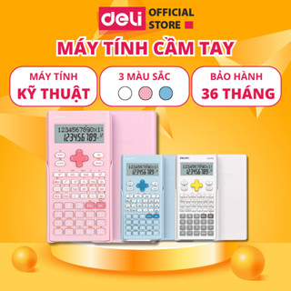 Máy Tính Cầm Tay Kỹ Thuật DELI Cho Học Sinh Máy Tính Cầm Tay Đa Chức Năng Tính Đạo Hàm Tích Phân
