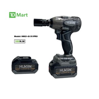 Máy siết bulong dùng pin 21V HUKAN X1PRO không chổi than Lực Siết 350N.m