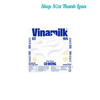 [MẪU MỚI] SỮA CHUA ĂN VINAMILK CÓ ĐƯỜNG - VỈ 4 HỘP X 100G.