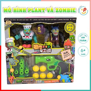 Đồ chơi Mô Hình Trò Chơi Đại Chiến Plants vs Zombie 30cm nhiều chi tiết 136 peekabootoys