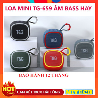 Loa Bluetooth Mini TG659 Kháng Lực Chống Nước Thiết Kế Nhỏ Gọn Sang Trọng Nghe Nhạc Hay Có Móc Treo