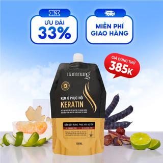 Kem ủ thảo dược NAMNUNG hỗ trợ phục hồi tóc chuyên sâu bản cao cấp - Dạng túi dung tích 500ml