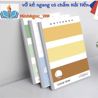 10/5 quyển vở kẻ ngang có chấm hải tiến 80tr/120tr/200tr haplus colour,định lượng giấy 70 dày đẹp