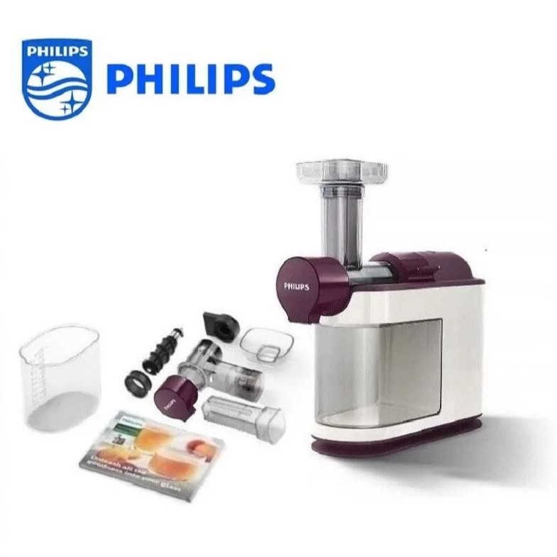 Máy Ép Chậm Trục Ngang PHILIPS HR1891, Máy Ép Chậm Trái Cây, Hoa Quả, BH 24 Tháng, Giadungnhapkhau_68
