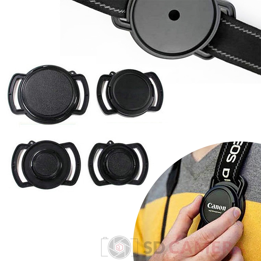 Cap chống mất nắp trước cho nắp đậy Lens - Lens Cap Holder khóa cài tiện lợi