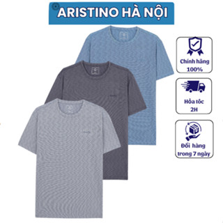 (Còn S) Áo thun nam Aristino trẻ trung form rộng  ATS031S2 chất thun lạnh mềm mát
