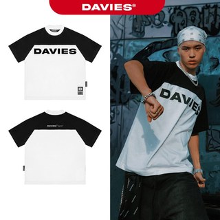 Áo thun raglan nam nữ local brand DAVIES trắng phối đen basic vải thun cotton thoáng mát Special Tee I D-T3