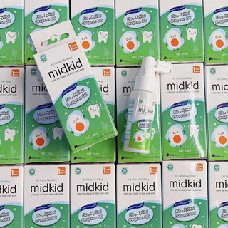 Xịt Chống Sâu Răng Trẻ Em Midkid hương nho 30ml