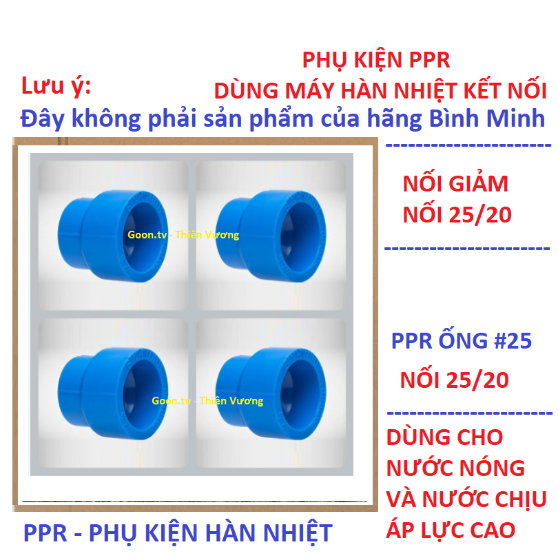 Nối giảm ppr 25/20, Nối phi 25 giảm phi 20