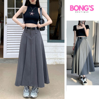  Chân váy xòe xếp ly dáng dài lưng cao đẹp HOT 2024 chất xước hàn cao cấp phong cách Douyin Đi Chơi Công Sở 004B 