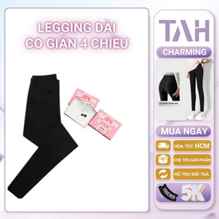 Quần Legging Dài Nâng Mông Nữ, Quần Tập Thể Thao Yoga  Ôm Bó Sát Co Giãn 4 Chiều Thoáng Mát Không Xù Lông TAH Charming